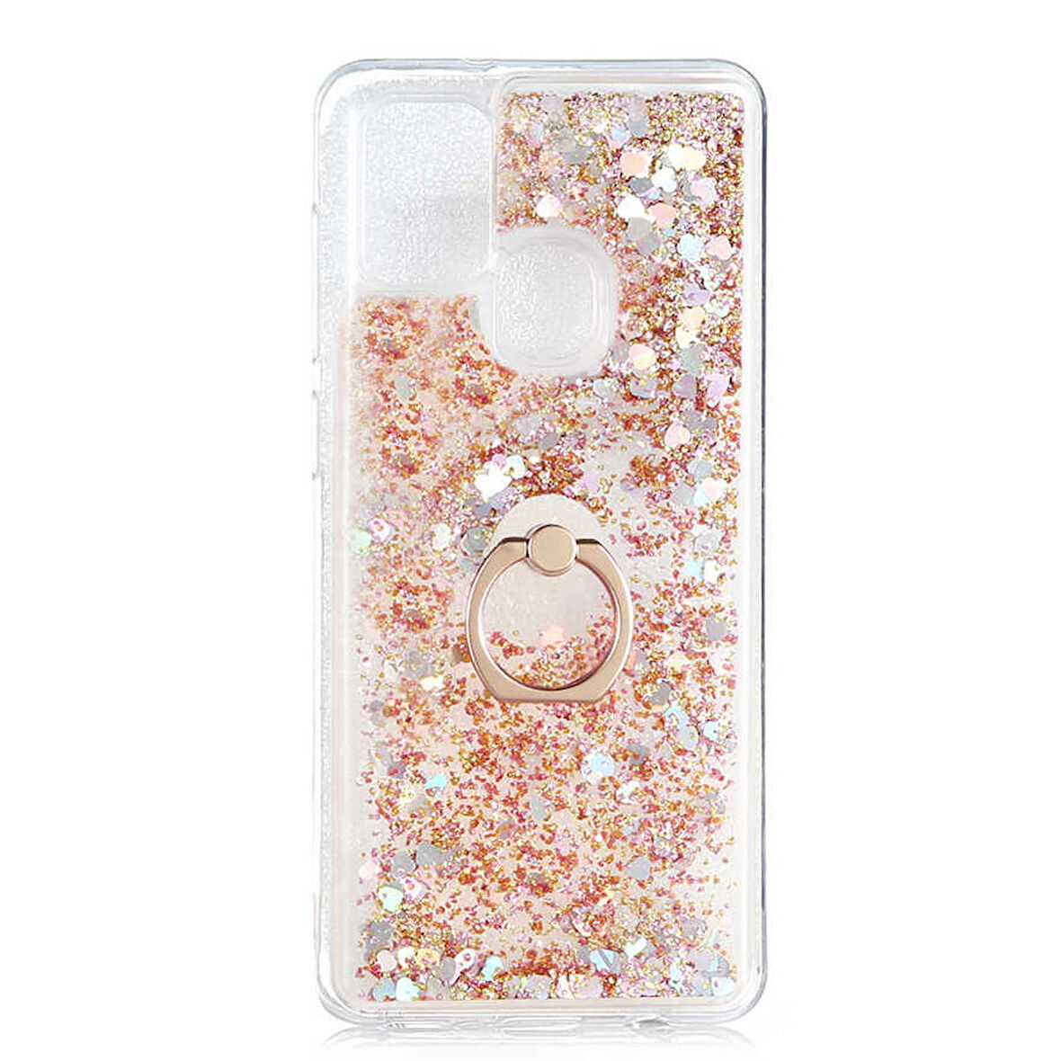 Galaxy A21S Uyumlu Zore Milce Kapak-Gold