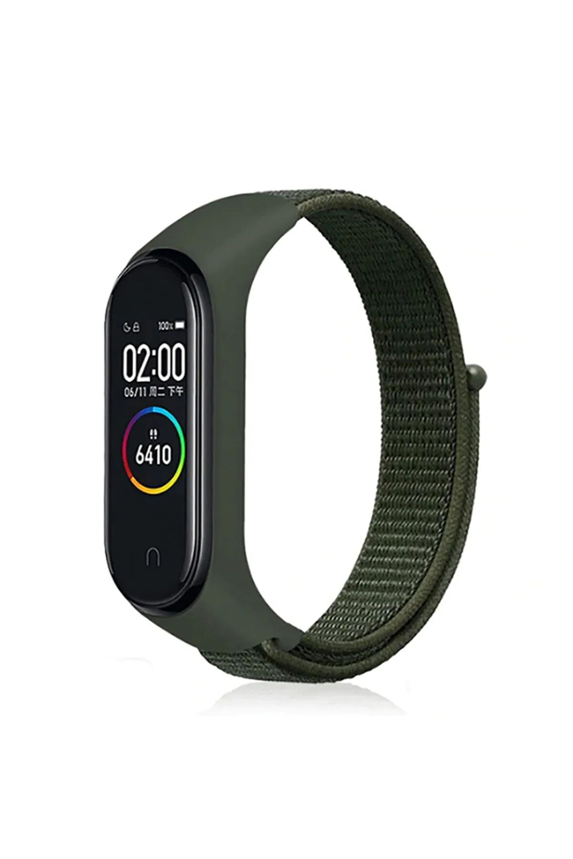 Xiaomi Mi Band 5 Uyumlu Krd-03 Hasır Kordon-no3