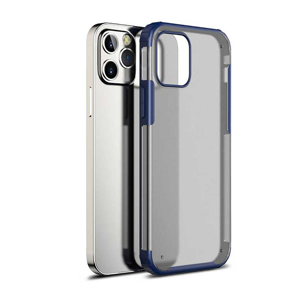 iPhone 12 Pro Uyumlu Zore Volks Kılıf-Lacivert