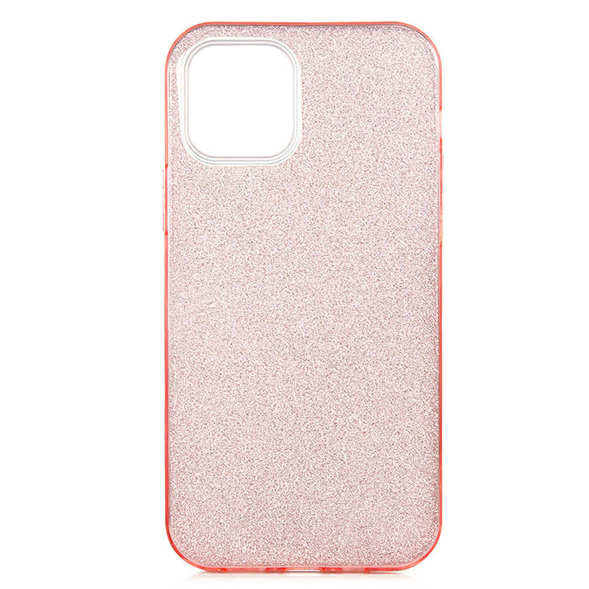 iPhone 12 Mini Uyumlu Zore Shining Silikon-Rose Gold
