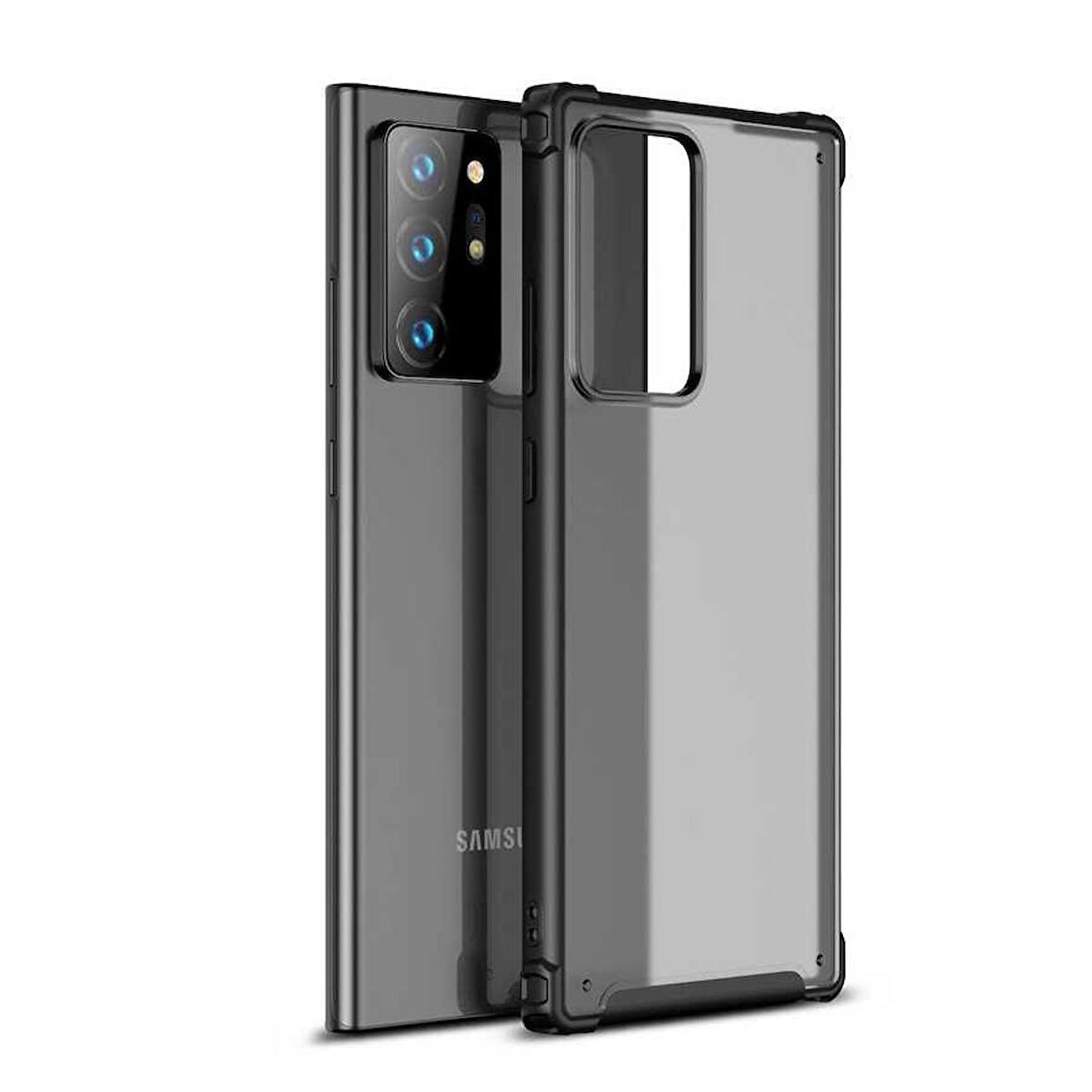 Galaxy Note 20 Ultra Uyumlu Zore Volks Kapak-Siyah