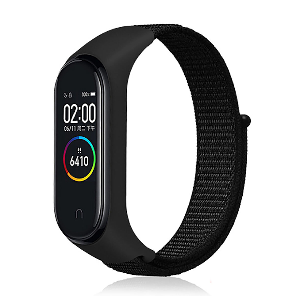 Xiaomi Mi Band 5 Uyumlu KRD-03 Hasır Zore Kordon-NO11