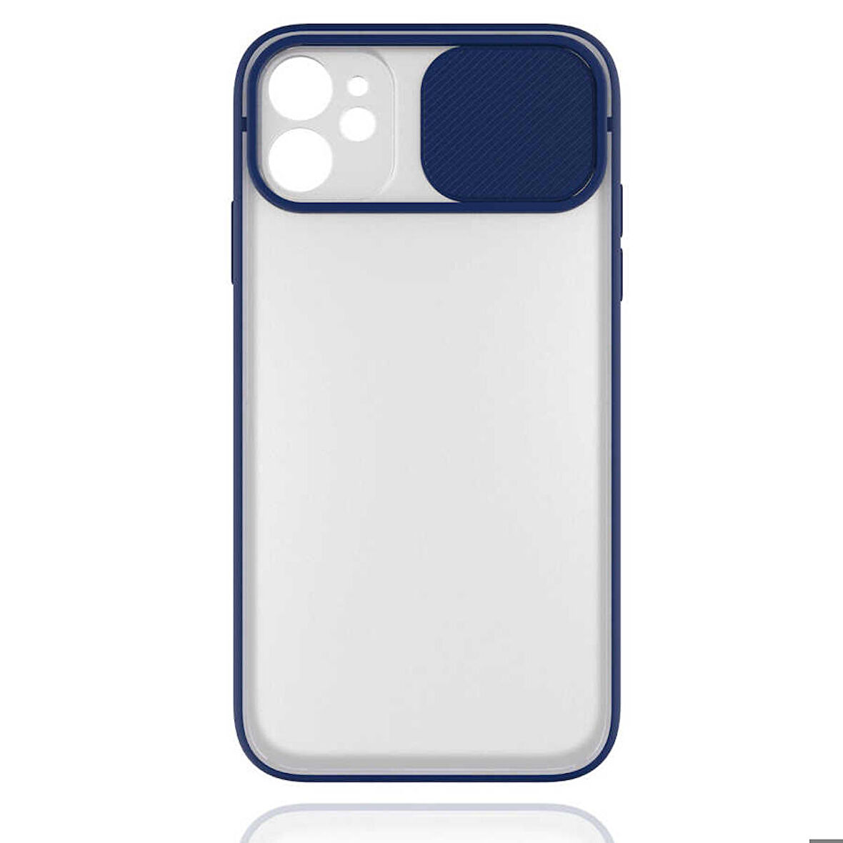 iPhone 11 Uyumlu Zore Lensi Kapak-Lacivert