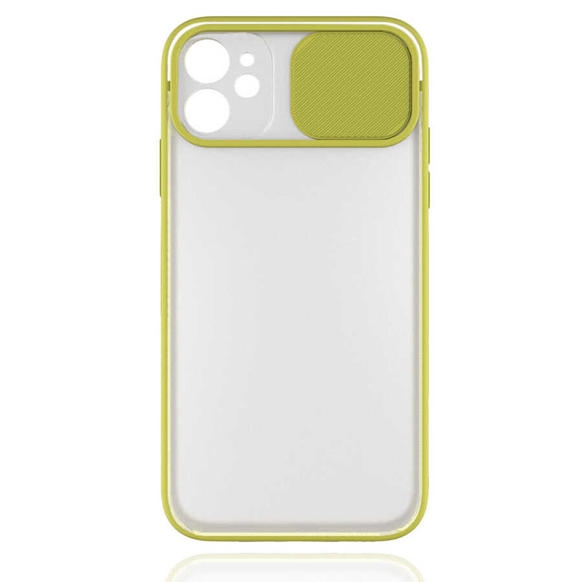iPhone 11 Uyumlu Zore LNSM-i Kılıf-Sarı