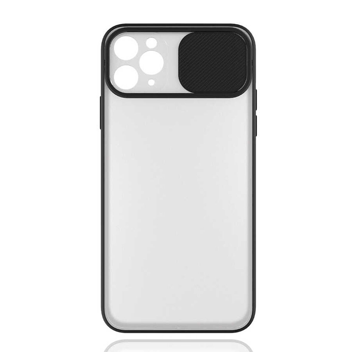 iPhone 11 Pro Max Uyumlu Zore LNSM-i Kılıf-Siyah