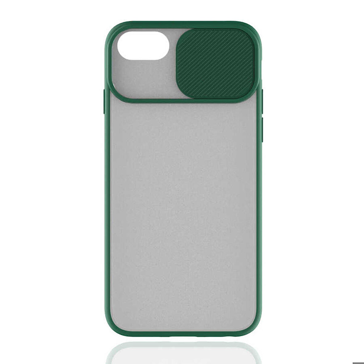 iPhone 8 Plus Uyumlu Zore LALTi Kapak-Koyu Yeşil