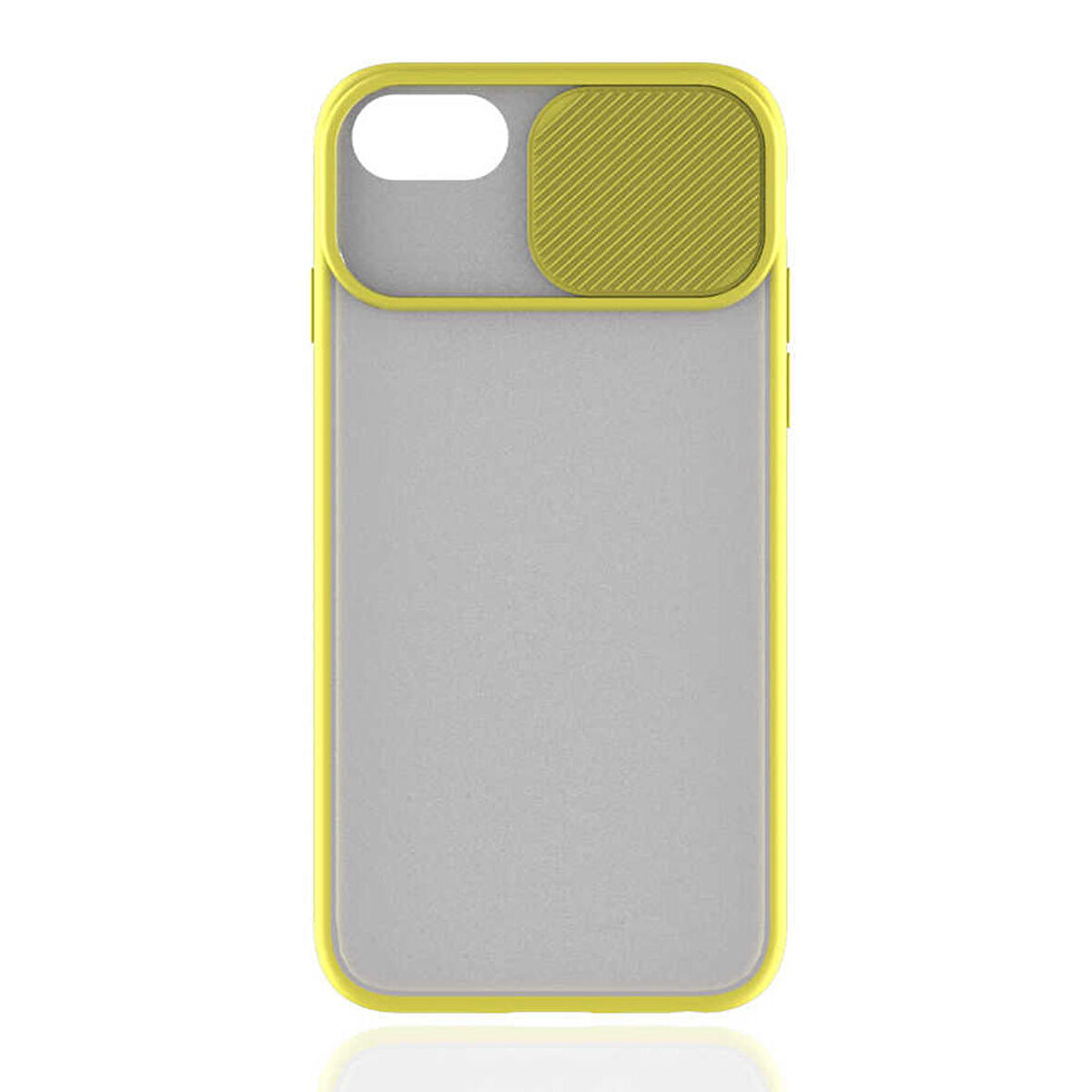 iPhone 7 Plus Uyumlu Zore Lensi Kapak-Sarı