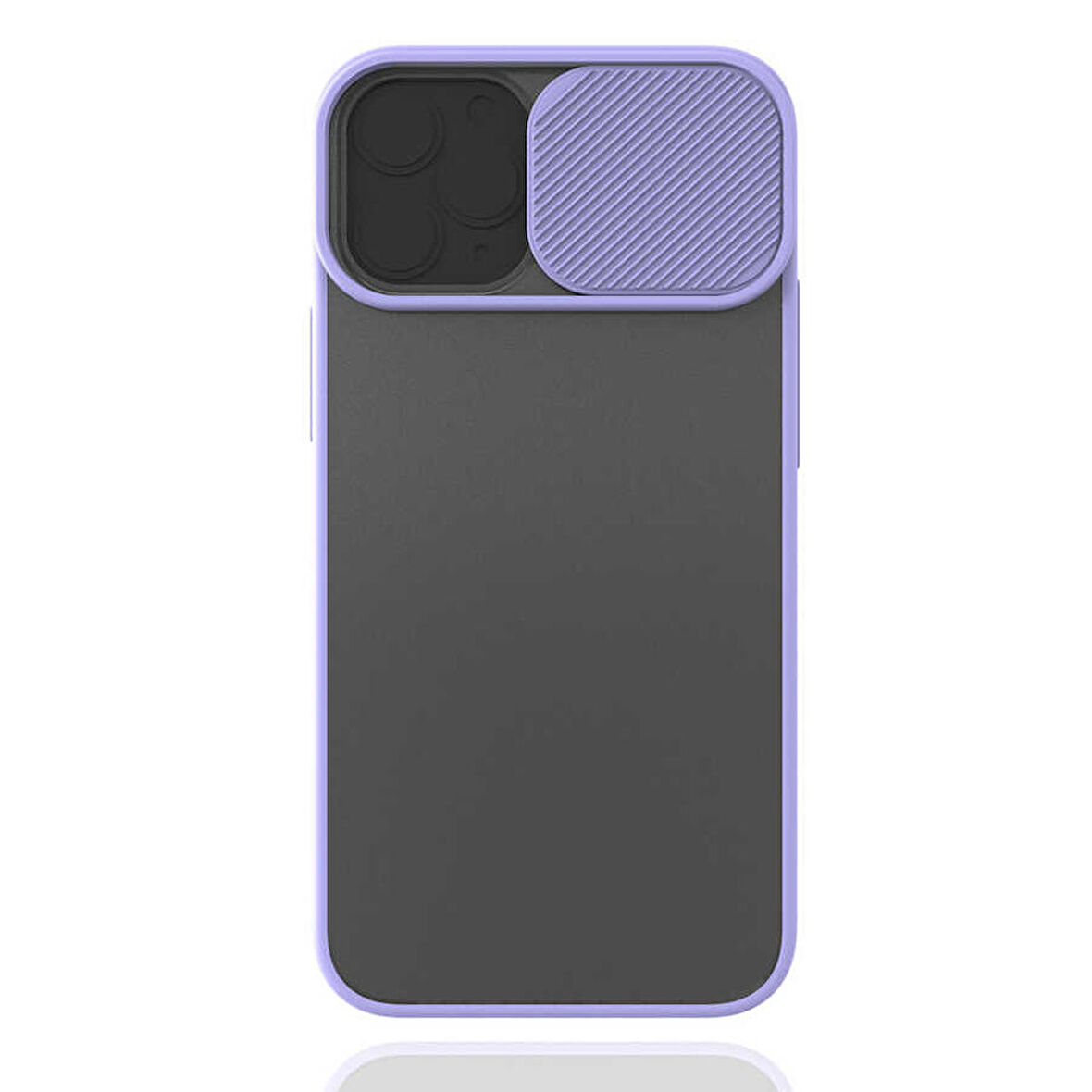 iPhone 12 Mini Uyumlu Zore Lensi Kapak-Lila