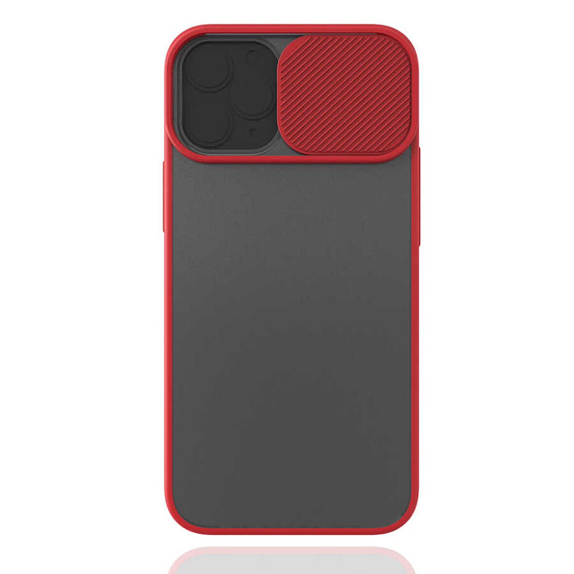 iPhone 12 Mini Uyumlu Zore LNSM-i Kılıf-Kırmızı