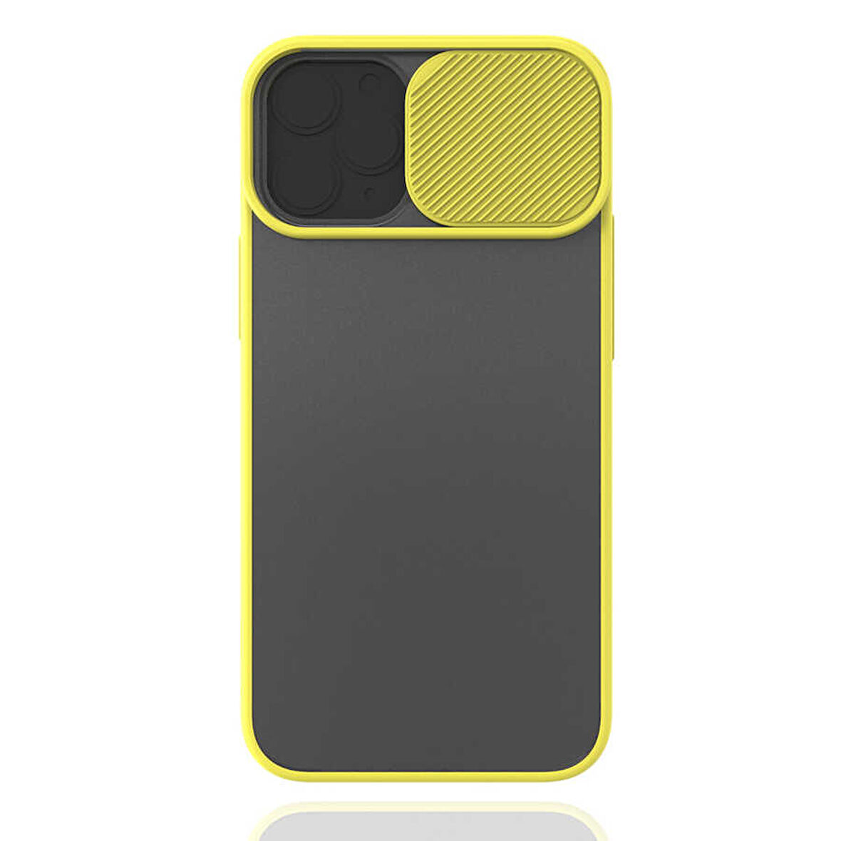 iPhone 12 Mini Uyumlu Zore LNSM-i Kılıf-Sarı
