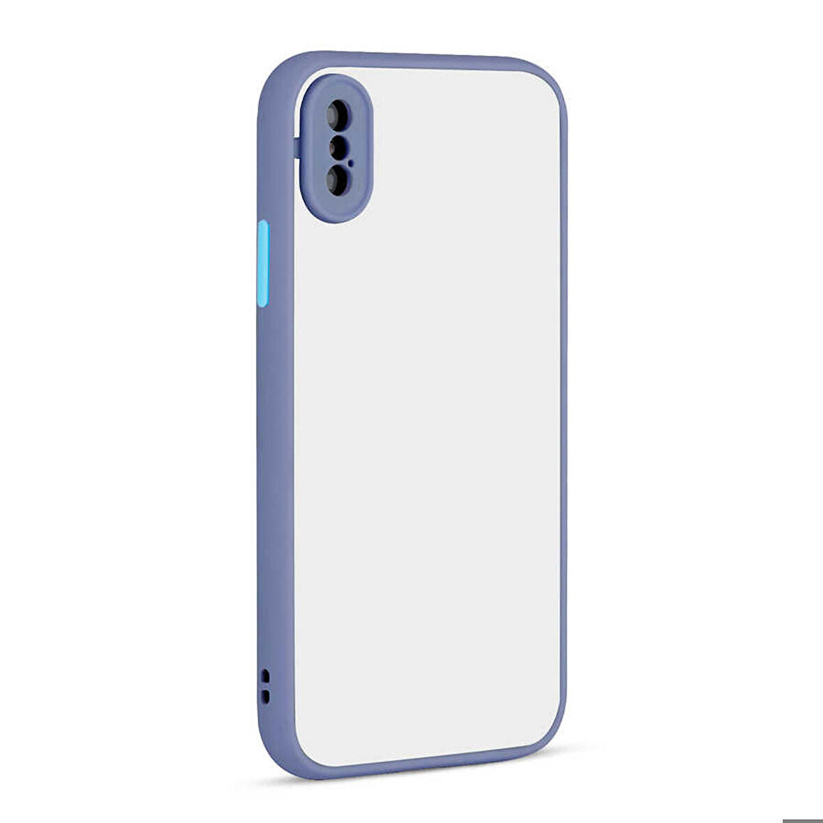 iPhone XS Max 6.5 Uyumlu Zore Hux Kapak-Mor