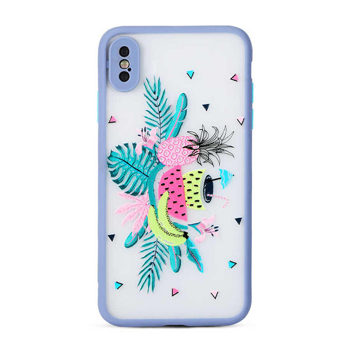 iPhone X Uyumlu Zore Fily Kapak-Mor