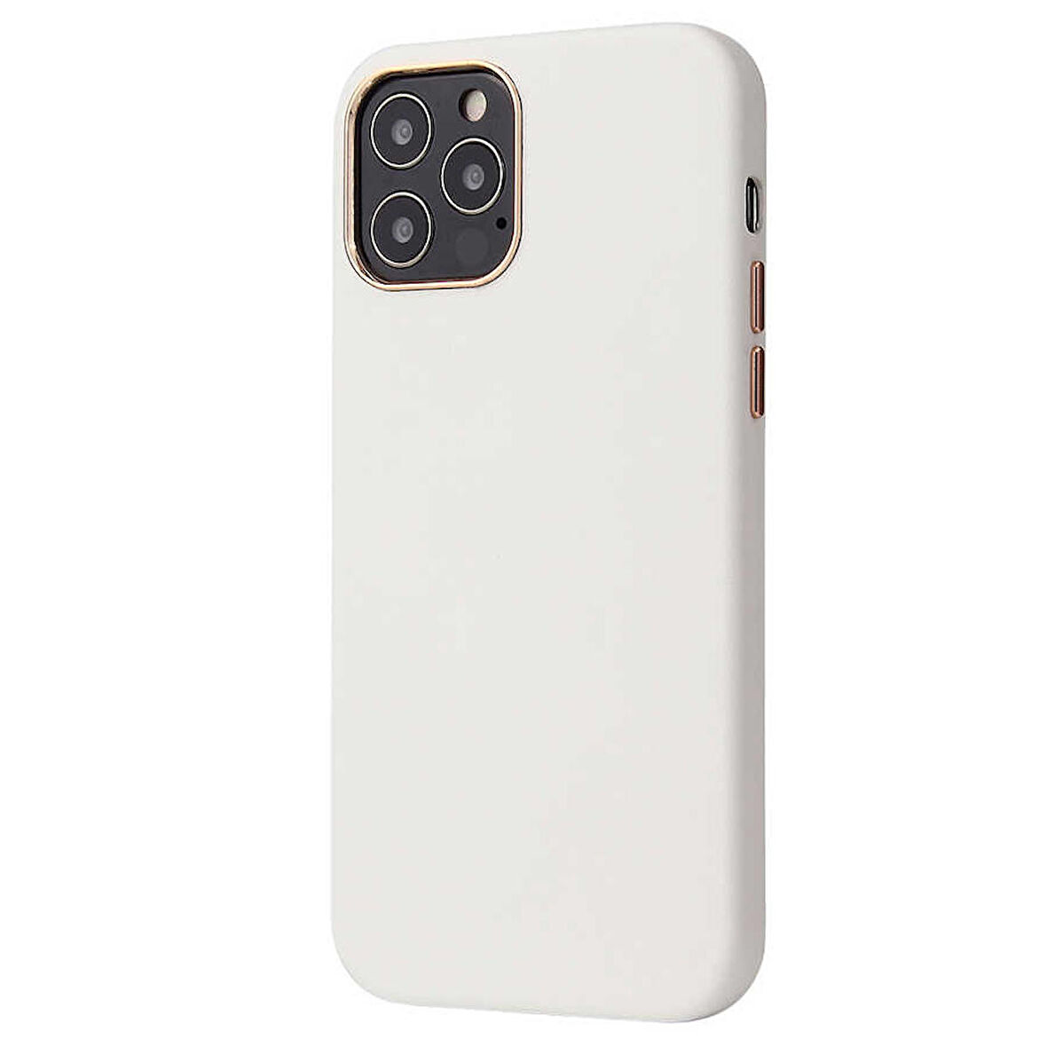 iPhone 12 Pro Max Uyumlu Zore Eyzi Kapak-Beyaz