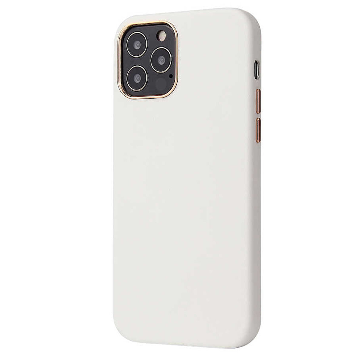 iPhone 12 Pro Max Uyumlu Zore Eyzi Kılıf-Beyaz