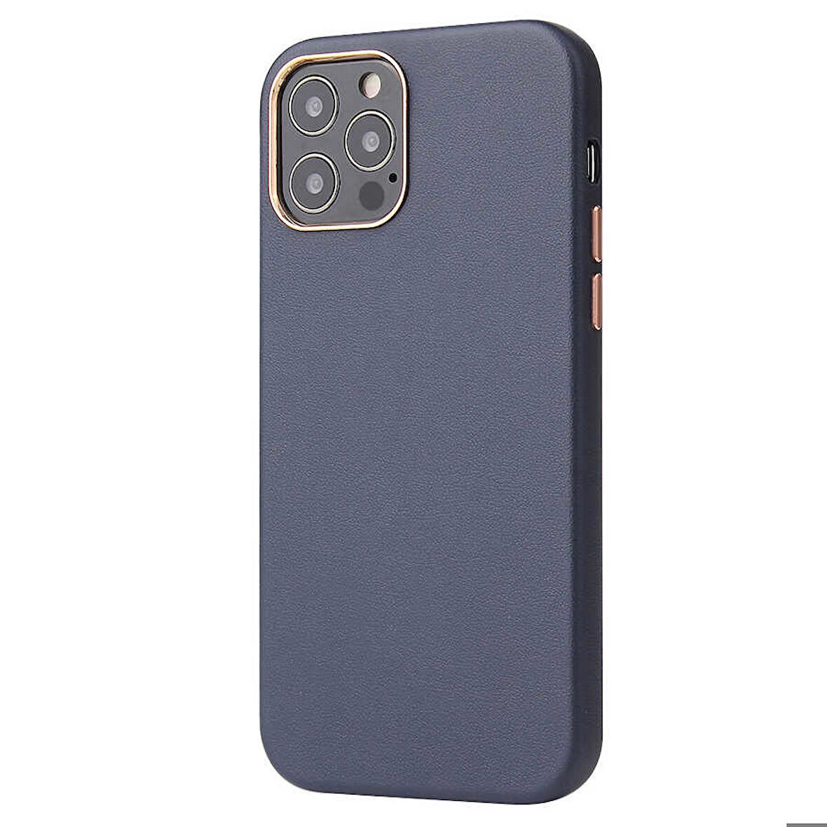 iPhone 12 Pro Max Uyumlu Zore Eyzi Kapak-Lacivert