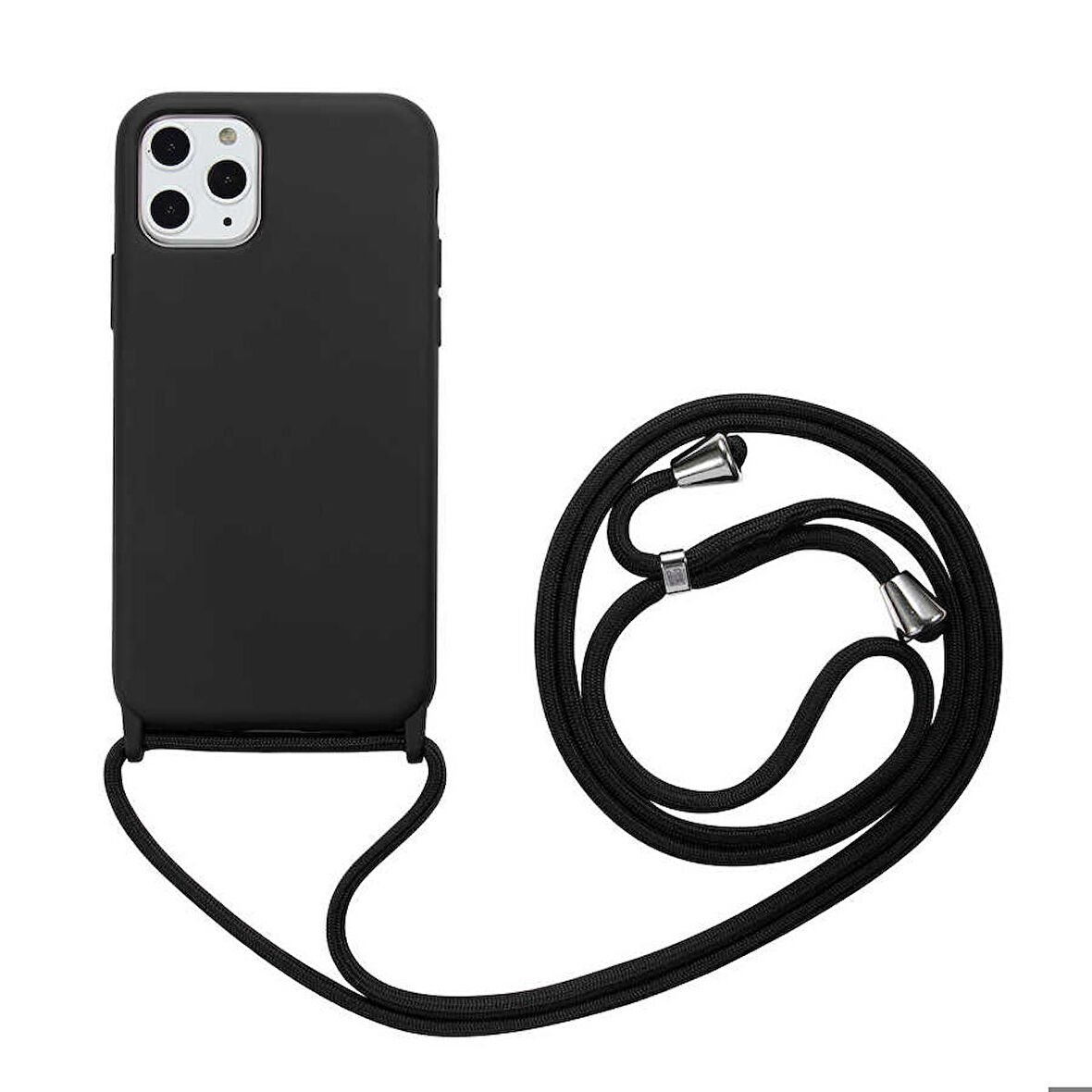 iPhone 11 Pro Uyumlu Zore Ropi Kapak-Siyah