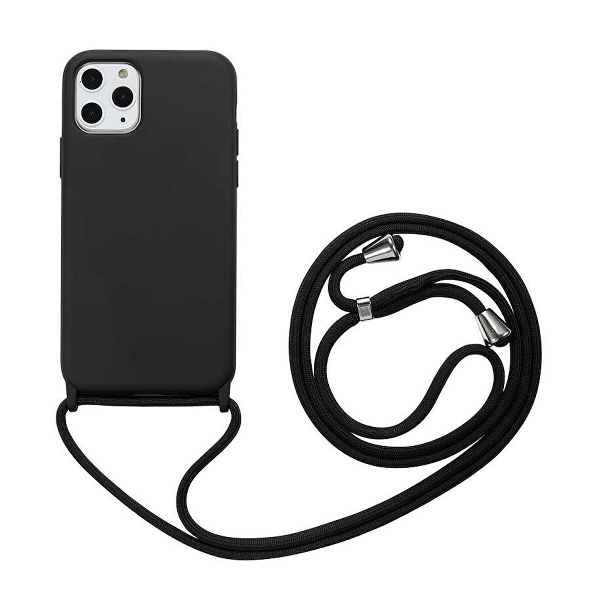 iPhone 11 Pro Uyumlu Zore Ropi Kılıf-Siyah