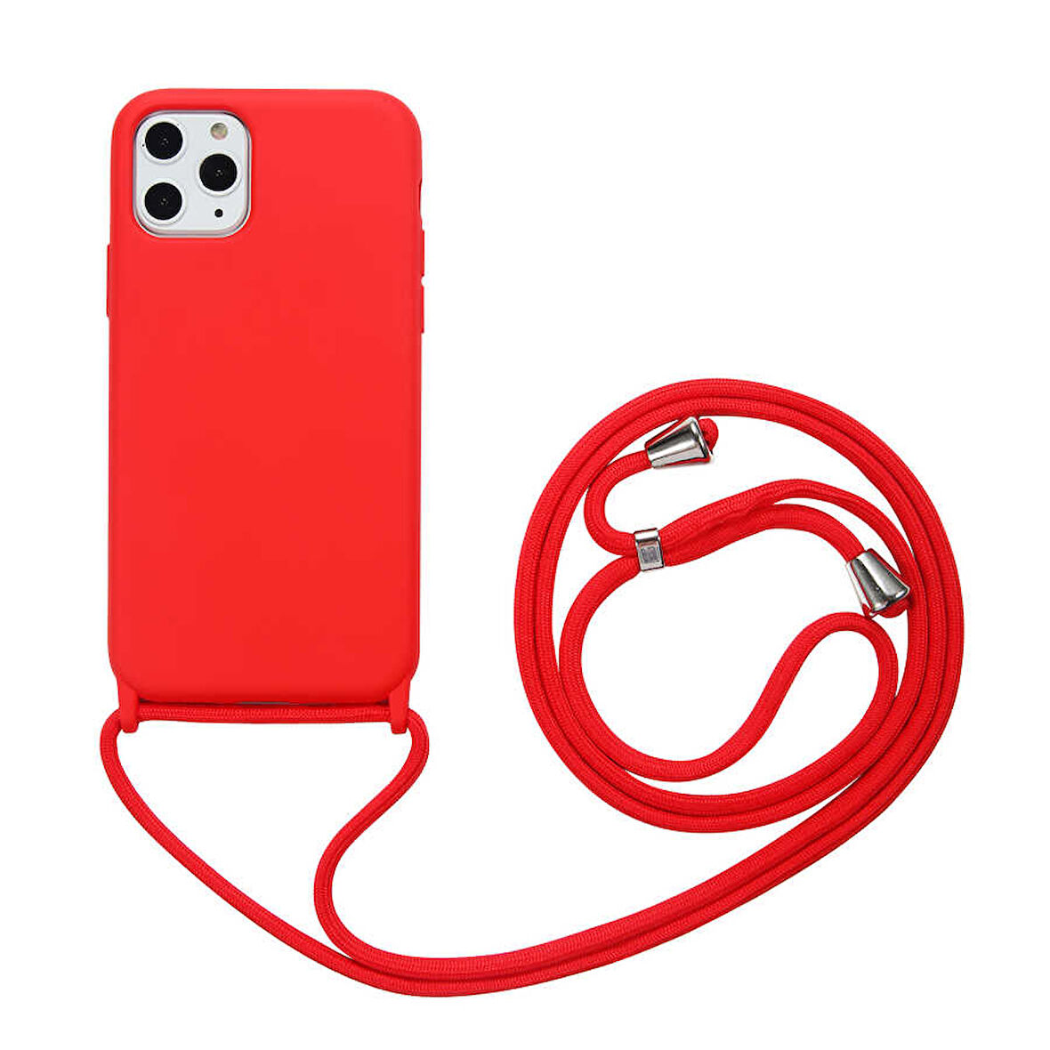 iPhone 11 Pro Uyumlu Zore Ropi Kılıf-Kırmızı
