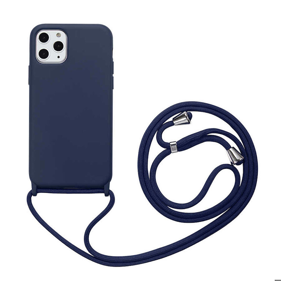 iPhone 11 Pro Max Uyumlu Ensueno Ropi Kapak-Lacivert