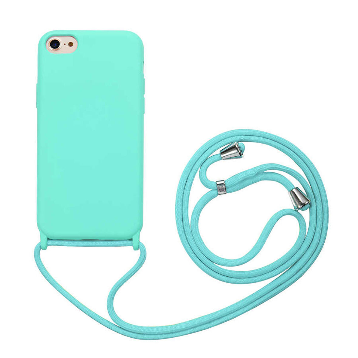 iPhone 7 Uyumlu Zore Ropi Kapak-Turkuaz