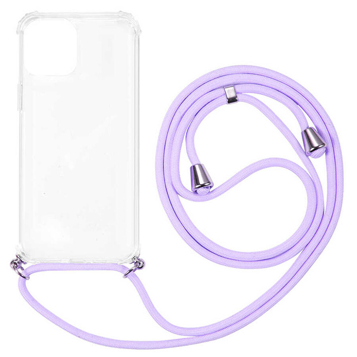 iPhone 12 Pro Uyumlu Zore X-Rop Kapak-Renksiz