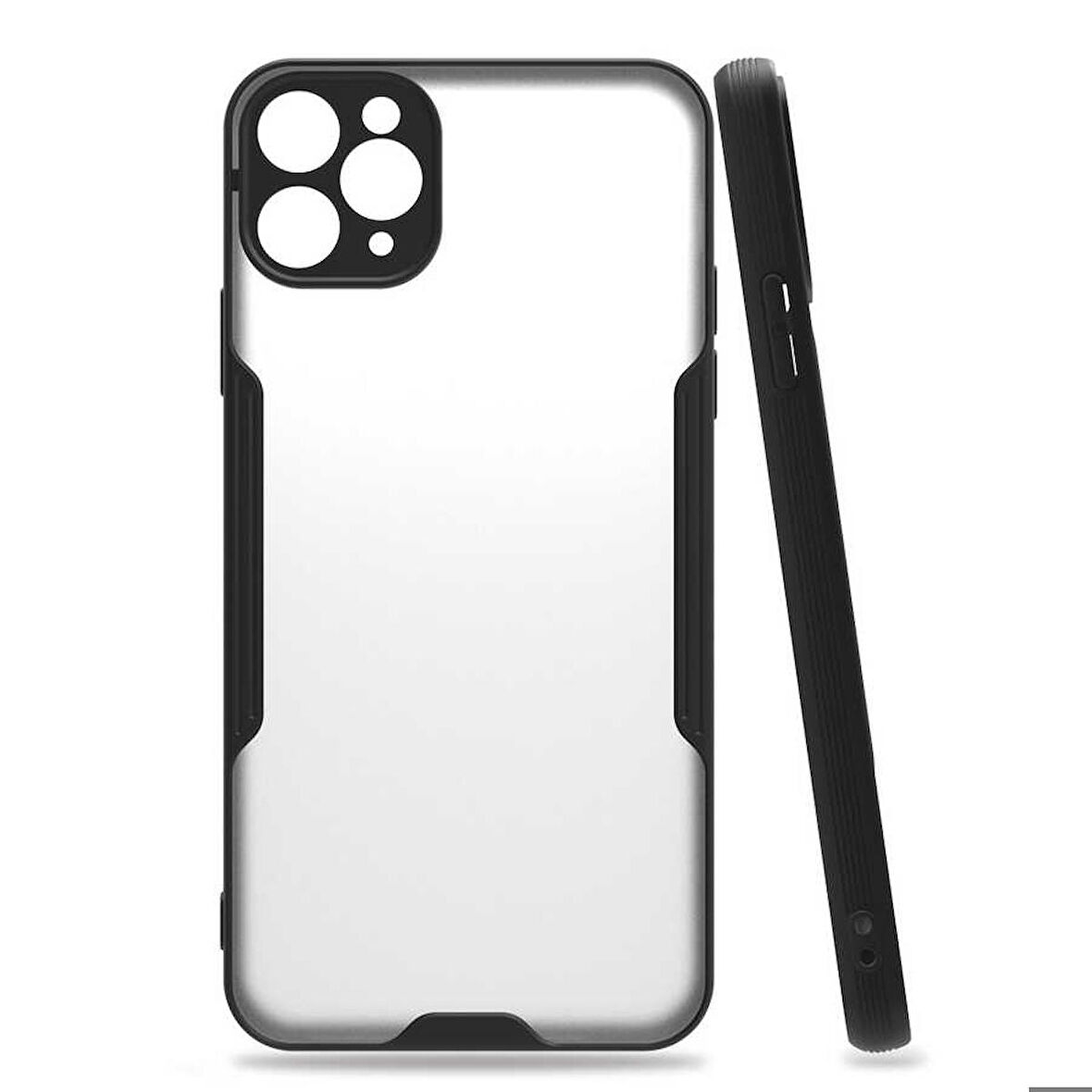 iPhone 11 Pro Uyumlu Zore Parfe Kapak-Siyah