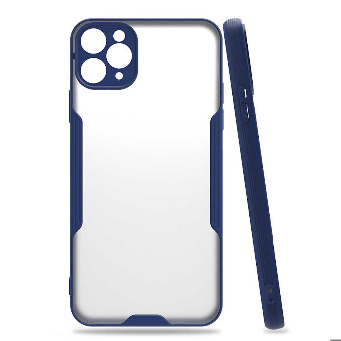 iPhone 11 Pro Uyumlu Zore Parfe Kapak-Lacivert
