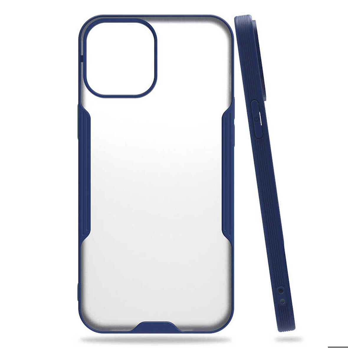 iPhone 12 Mini Uyumlu Zore Parfe Kapak-Lacivert