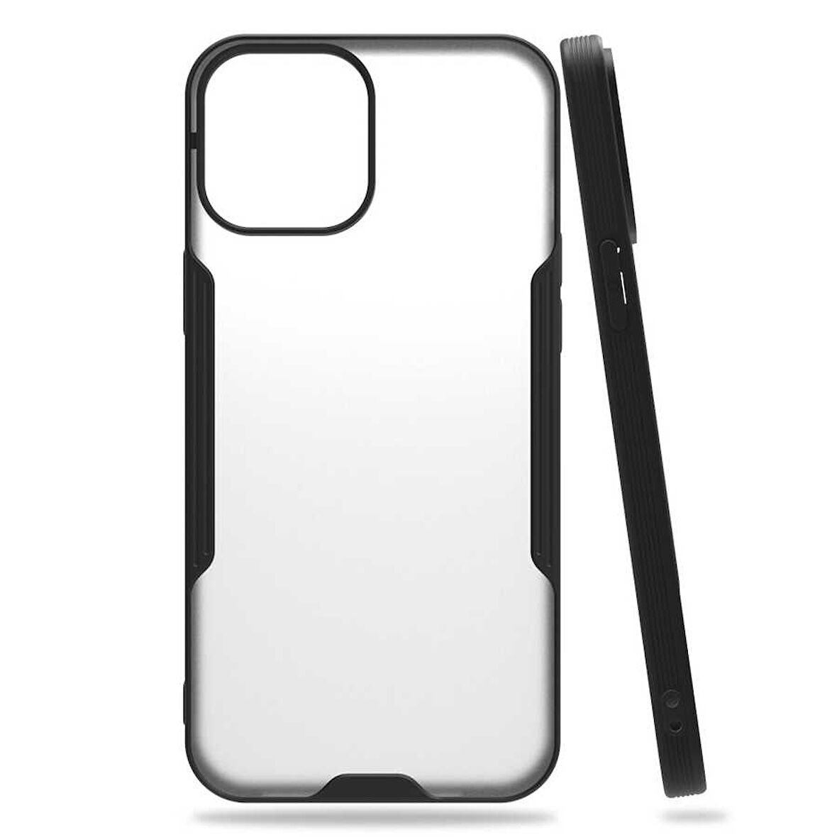 iPhone 12 Uyumlu Zore Parfe Kılıf-Siyah