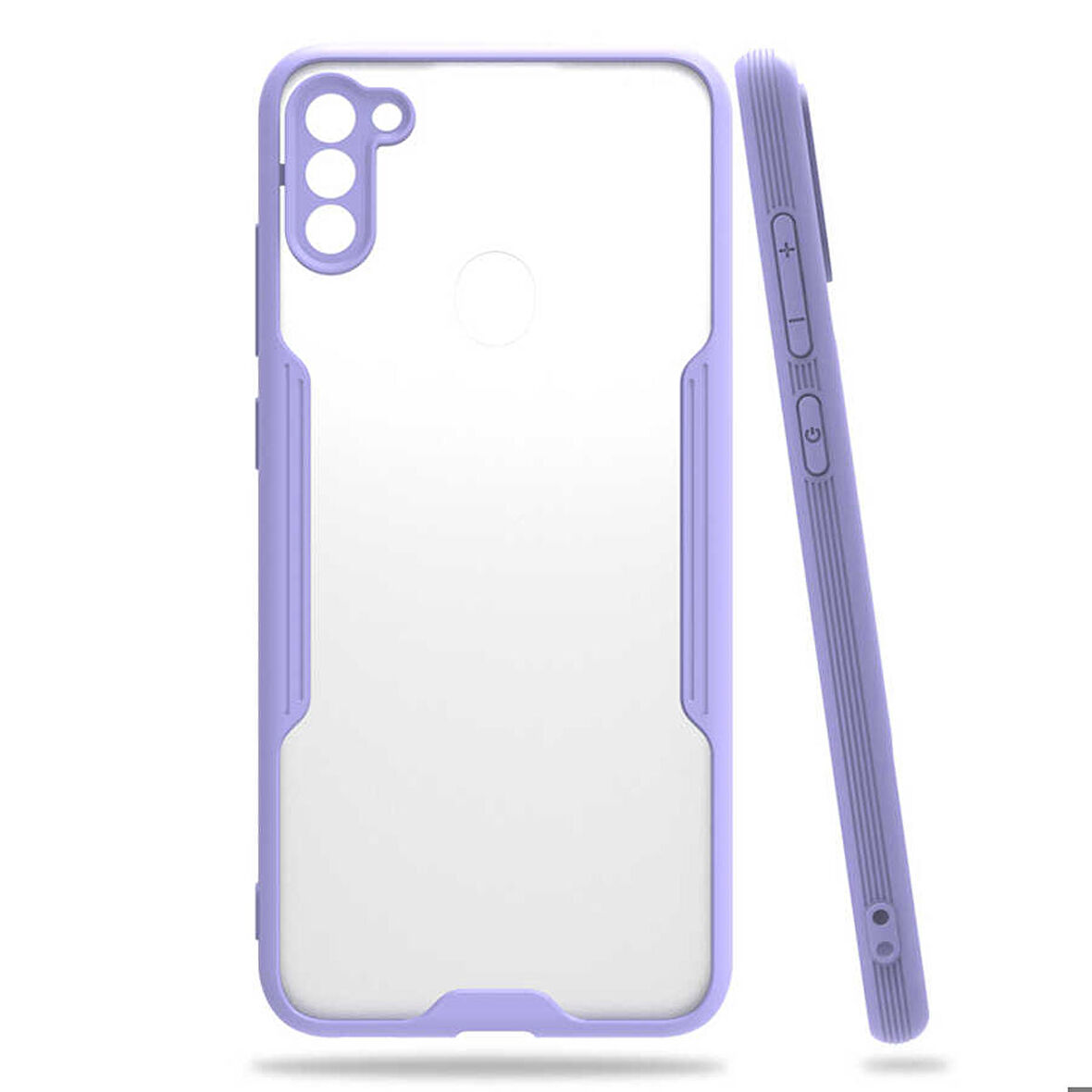 Galaxy A11 Uyumlu Zore Parfe Kapak-Mor
