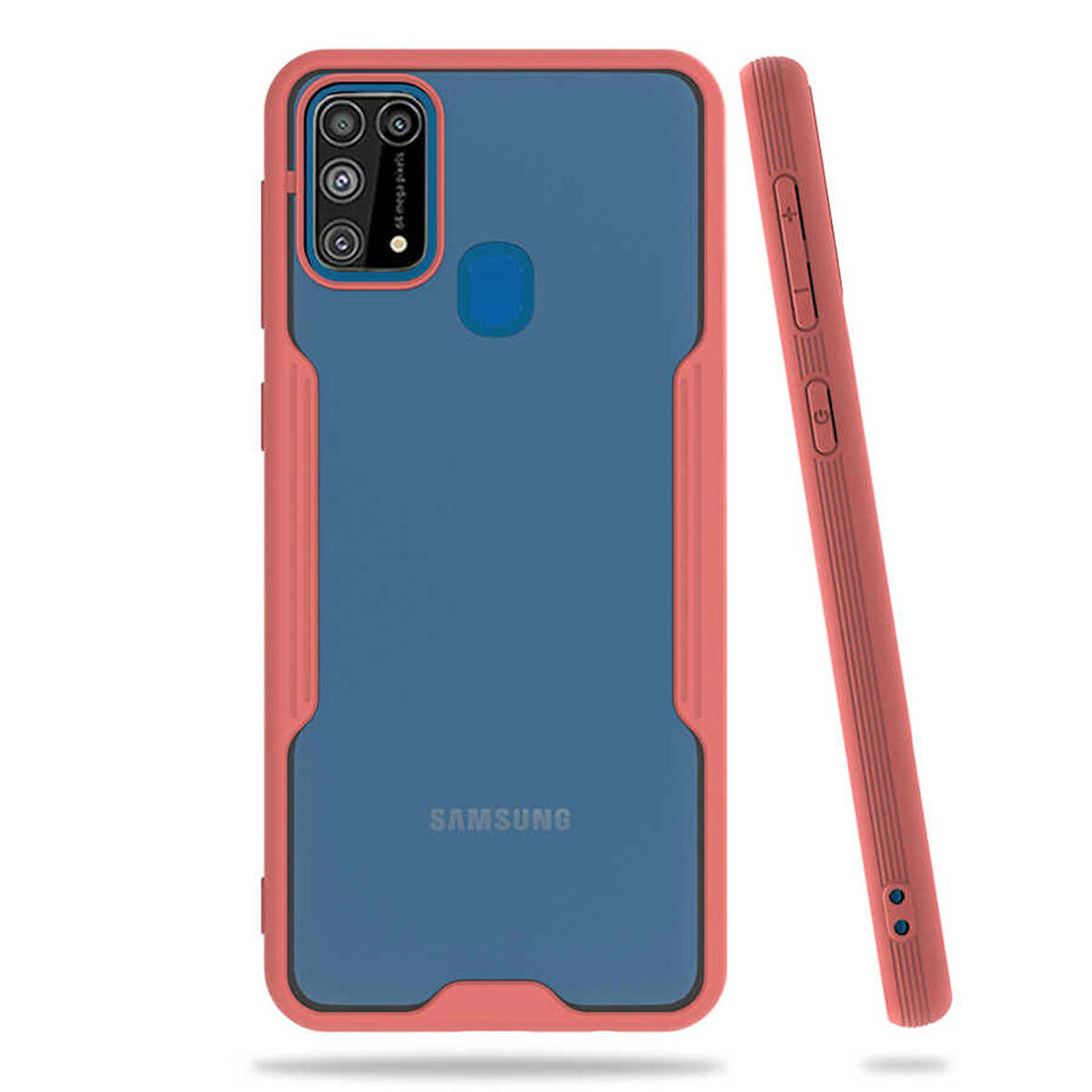 Galaxy M31 Uyumlu Zore Parfe Kapak-Pembe