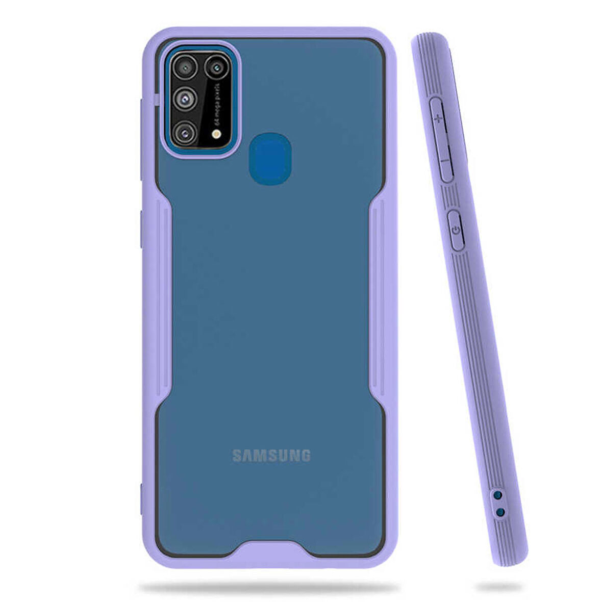 Galaxy M31 Uyumlu Zore Parfe Kapak-Mor