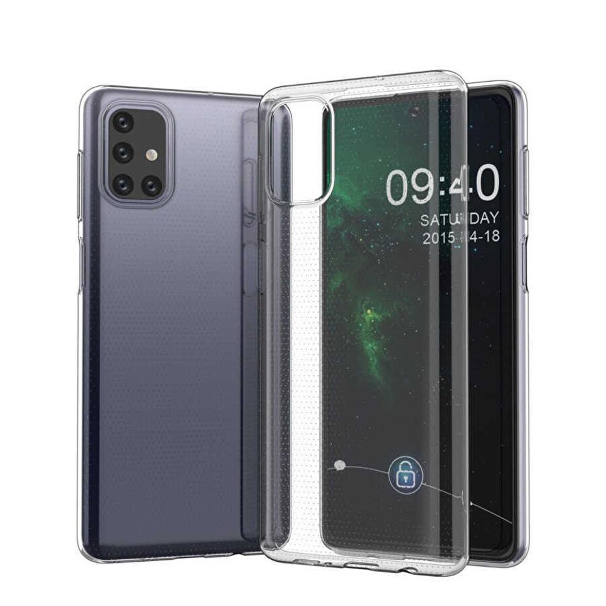 Galaxy M51 Kılıf Zore Süper Silikon Kapak