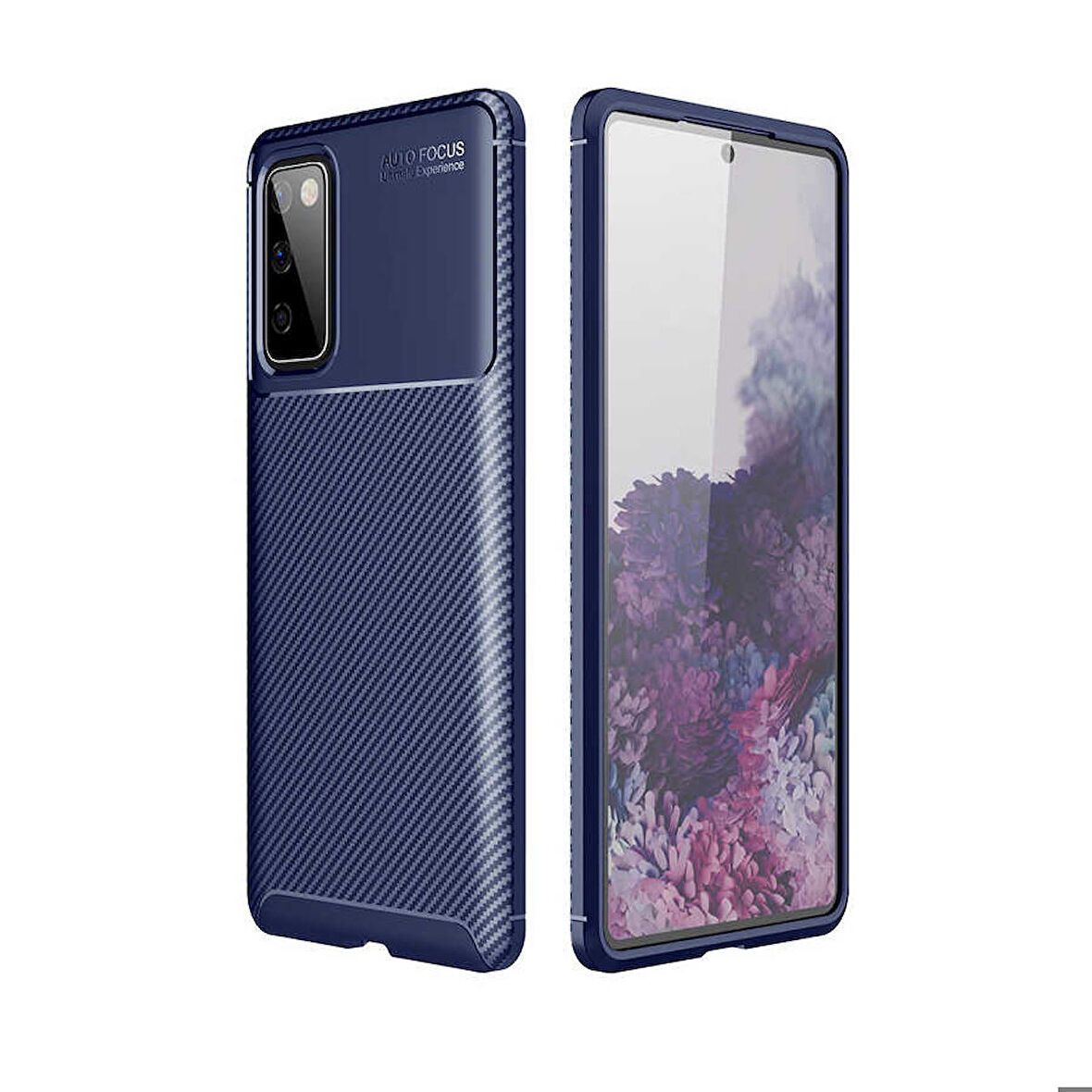 Galaxy S20 FE Uyumlu Zore Negro Silikon Kapak-Lacivert