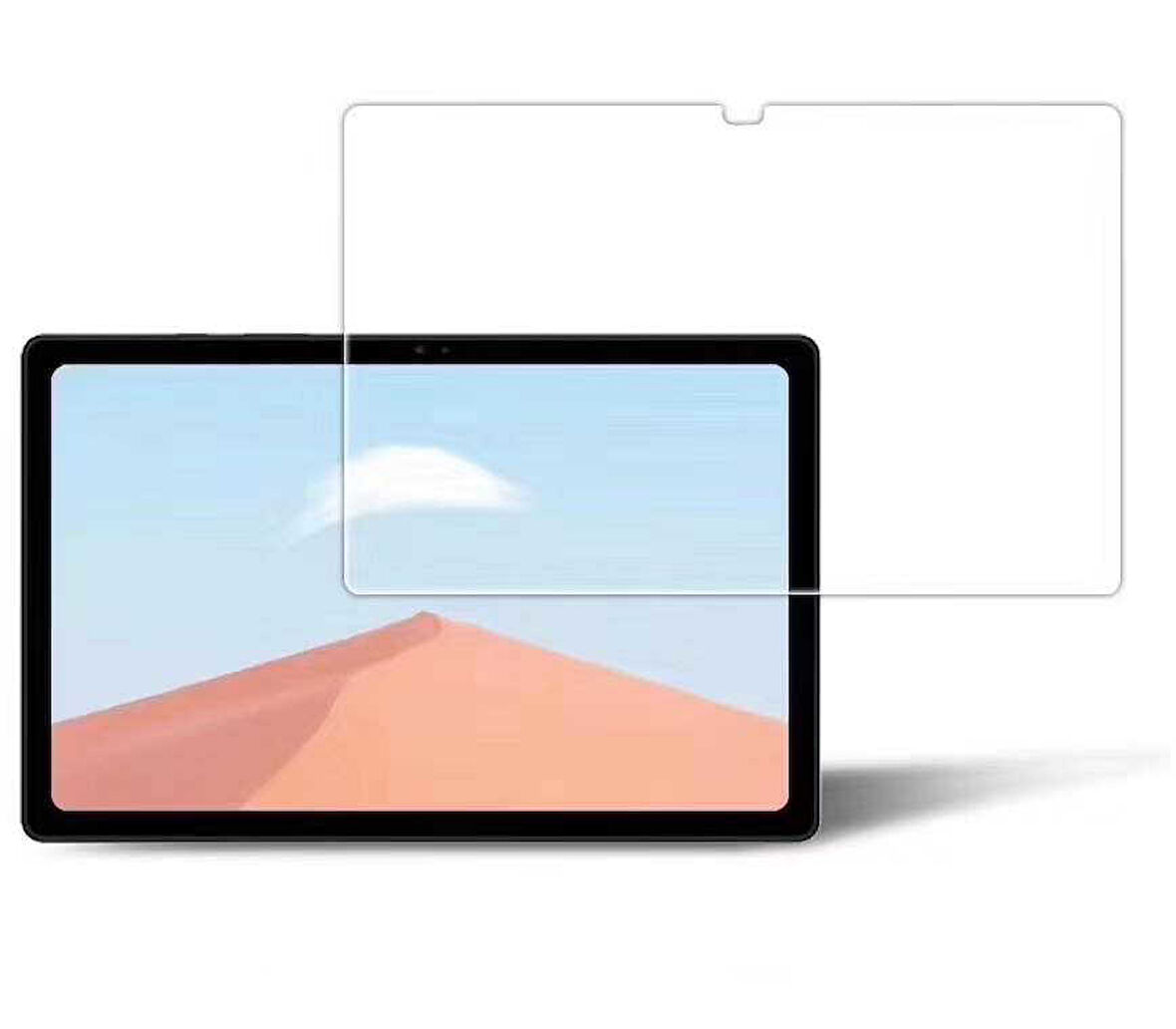Galaxy Tab A7 10.4 T500 (2020) Uyumlu ​MKST- Tablet Temperli Cam Ekran Koruyucu-Renksiz