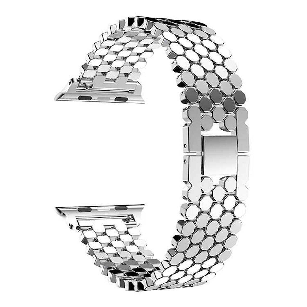 Watch 40mm Uyumlu KRD-30 Metal Zore Kordon-Gümüş