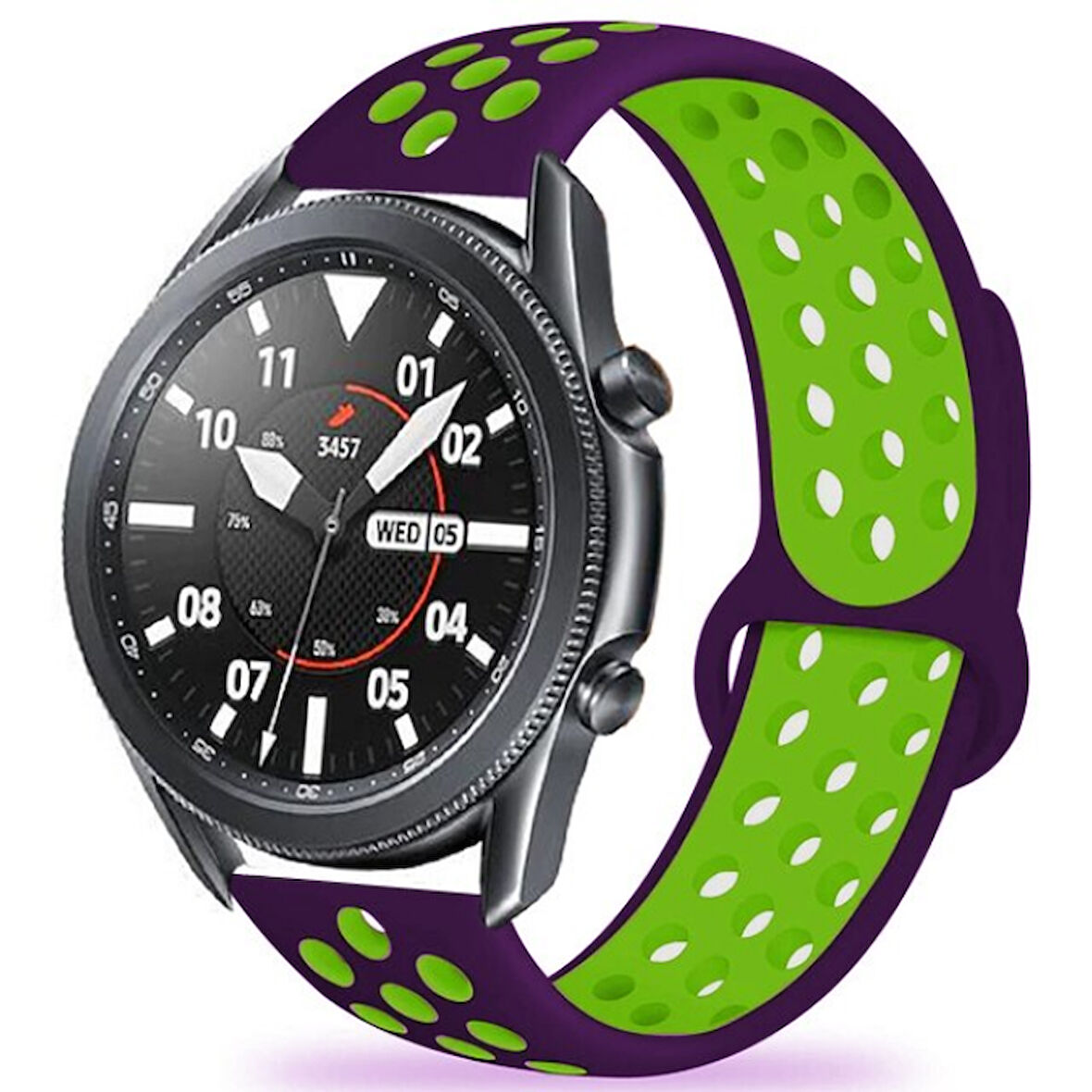 Huawei GT2 46mm KRD-02 Uyumlu Zore Kordon-Mor-Yeşil