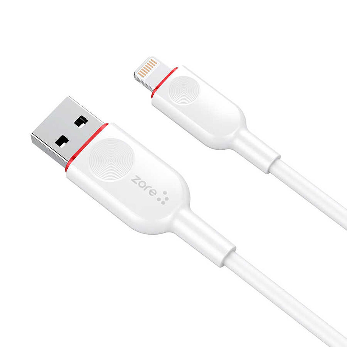 Beyaz ZCL-02 Lightning Usb Kablo-Zore