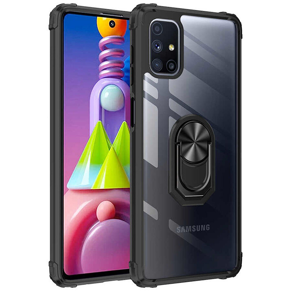 Galaxy M51 Uyumlu Zore Mola Kapak-Siyah