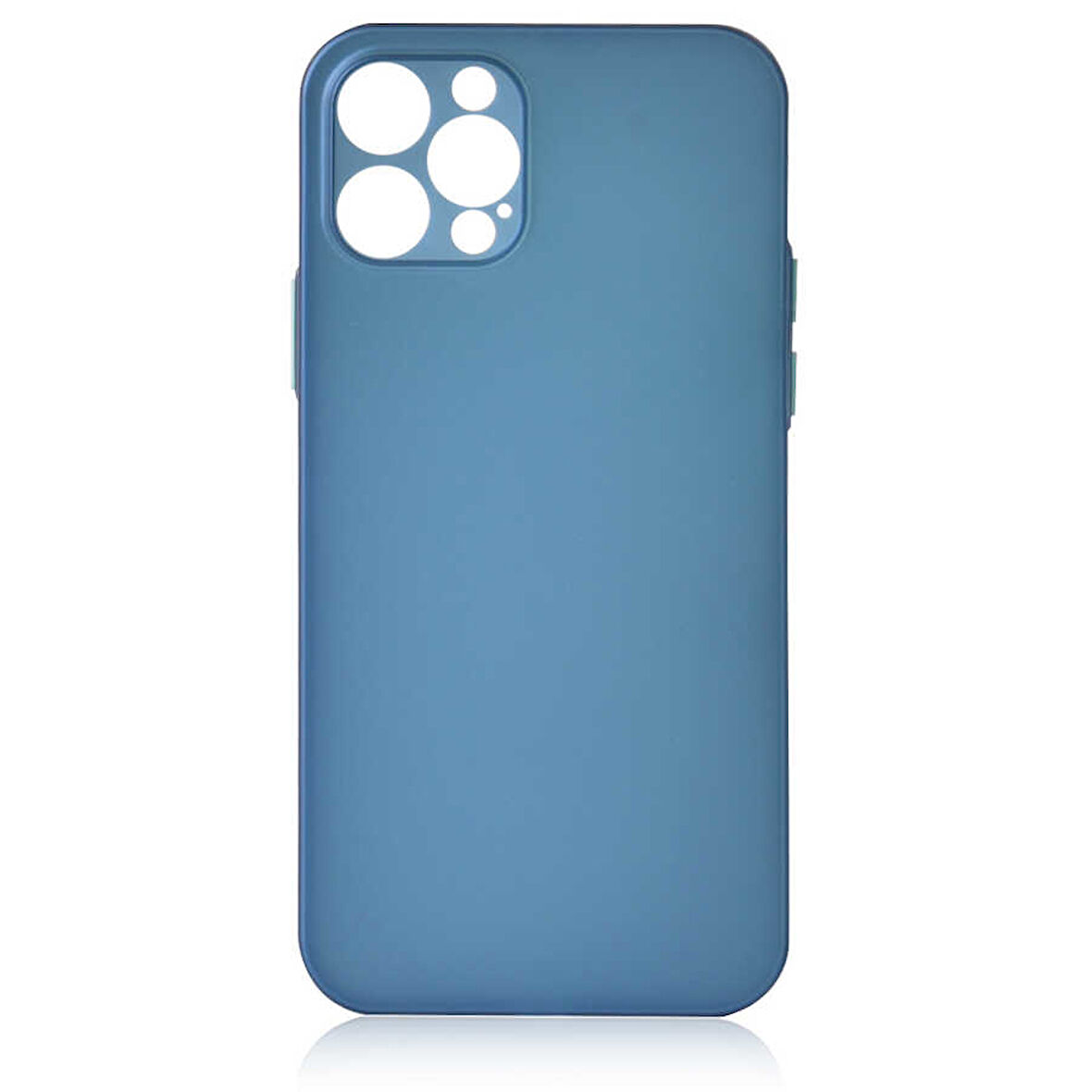 iPhone 12 Pro Uyumlu ​​​​ Slims Kılıf-Saks Mavi