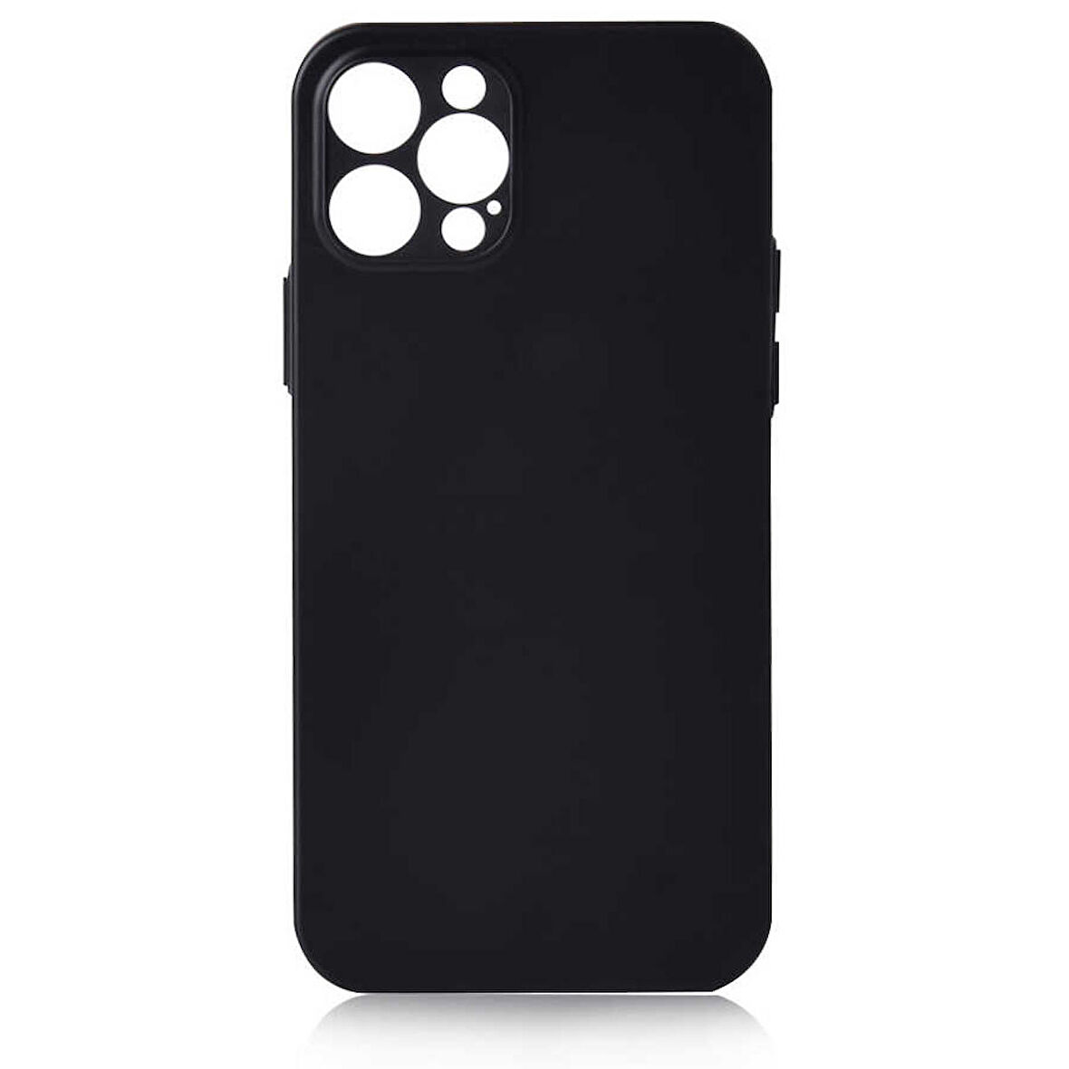 iPhone 12 Pro Max Uyumlu ​​​​Zore Slims Kapak-Siyah