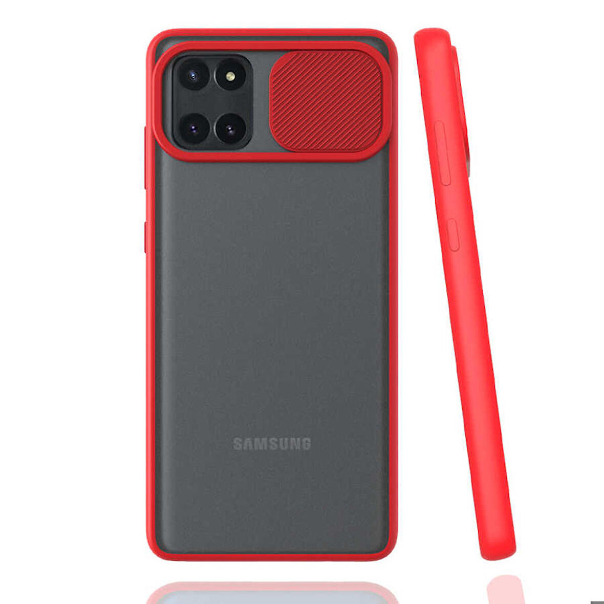Galaxy A81 (Note 10 Lite) Uyumlu Zore LALTi Kapak-Kırmızı