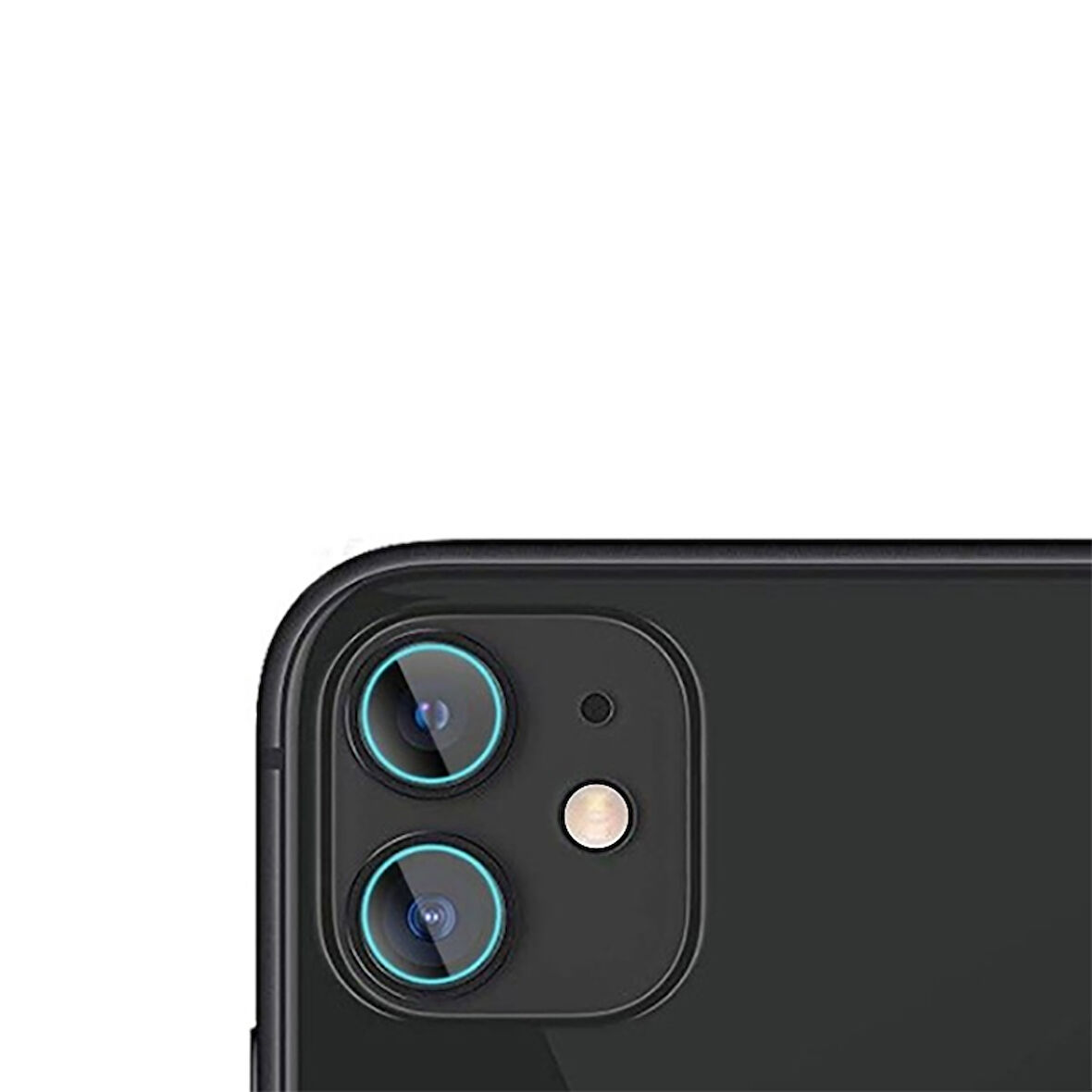 iPhone 12 Uyumlu Zore Kamera Koruyucu Cam Film-Renksiz