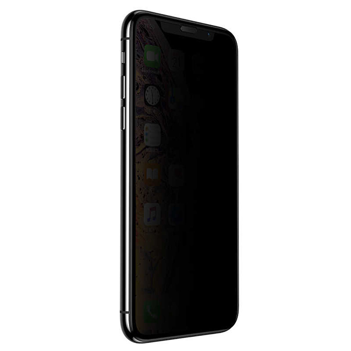 iPhone 12 Pro Uyumlu Zore Anti-Dust Privacy Temperli Ekran Koruyucu