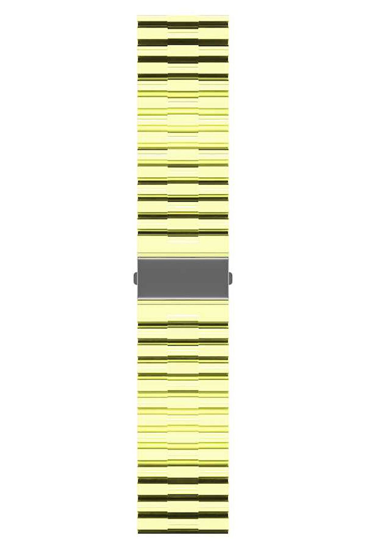 Xiaomi Amazfit Pace Uyumlu KRD-27 22mm Zore Kordon-Sarı