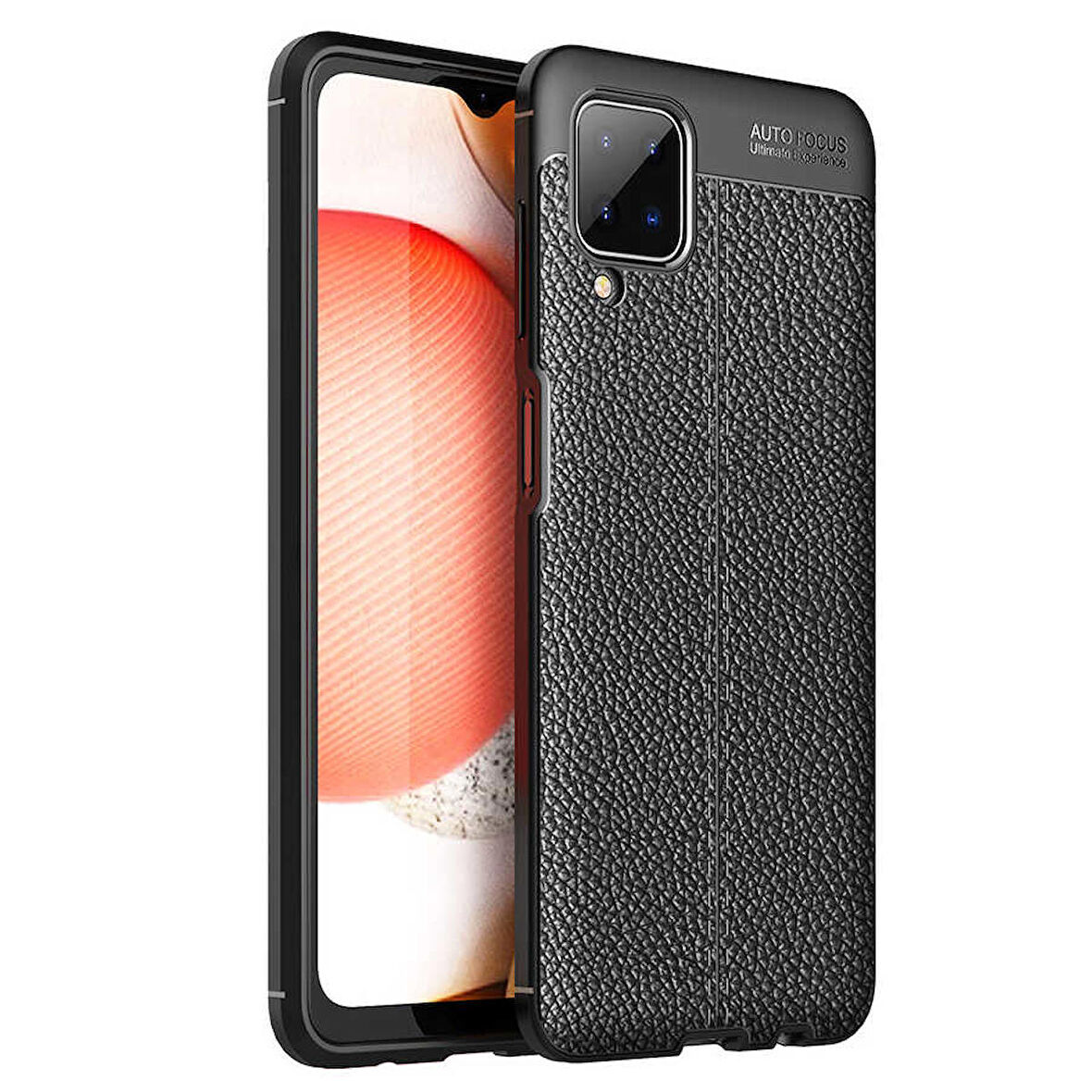 Galaxy A12 Uyumlu Zore Niss Silikon Kapak-Siyah