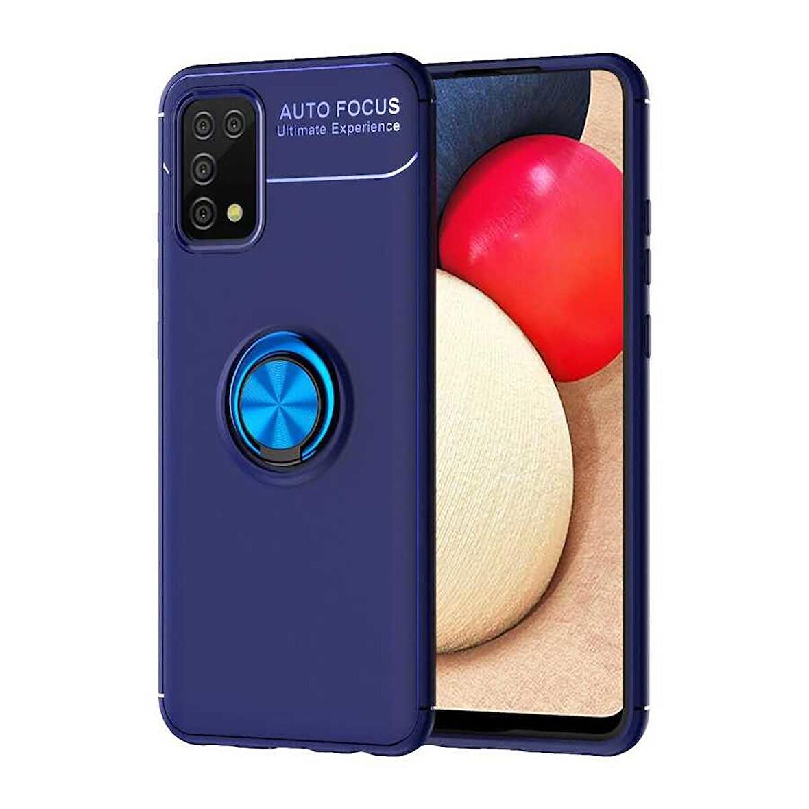 Galaxy A02S Uyumlu Zore Ravel Silikon Kapak-Mavi