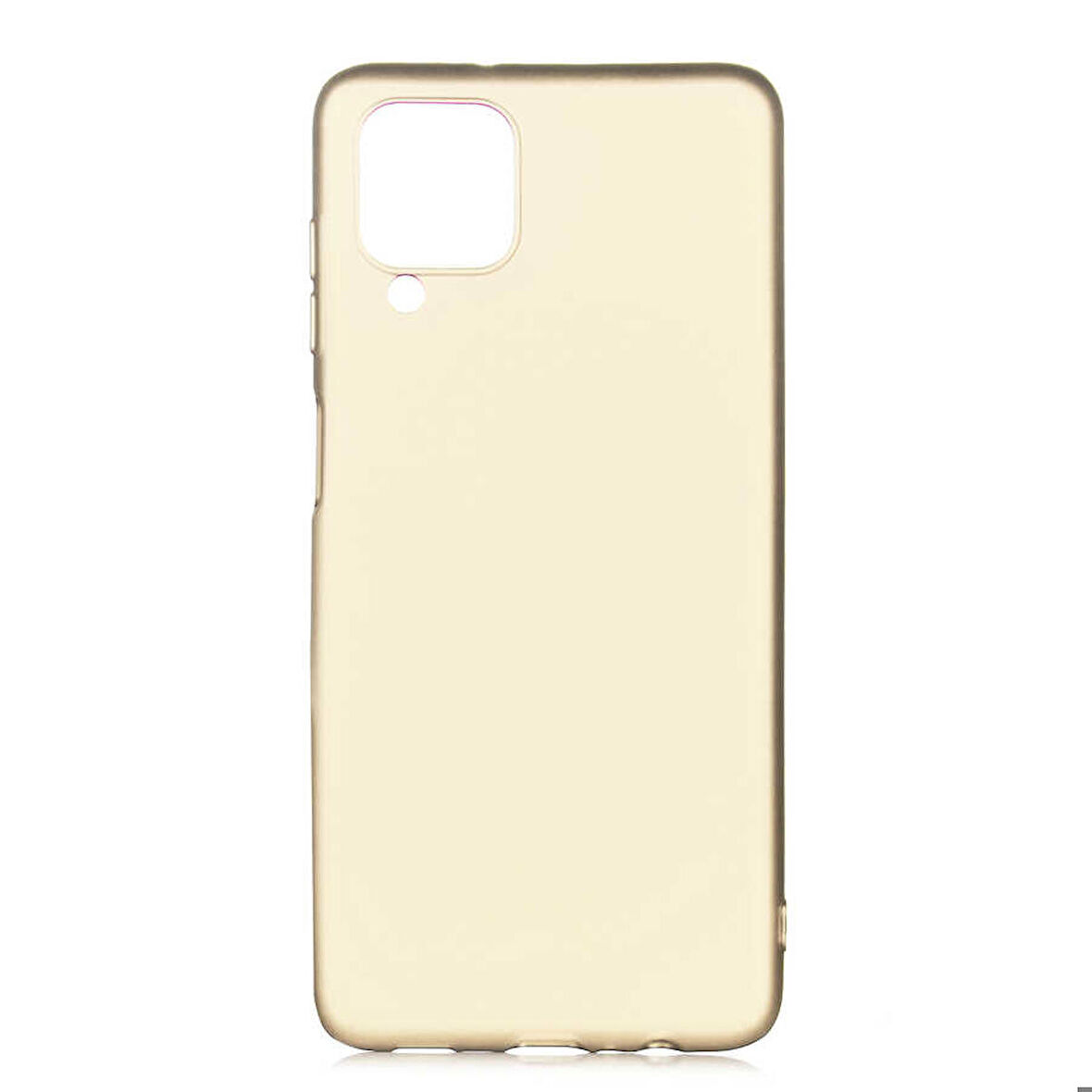 Galaxy A12 Uyumlu Zore Premier Silikon Kapak-Gold
