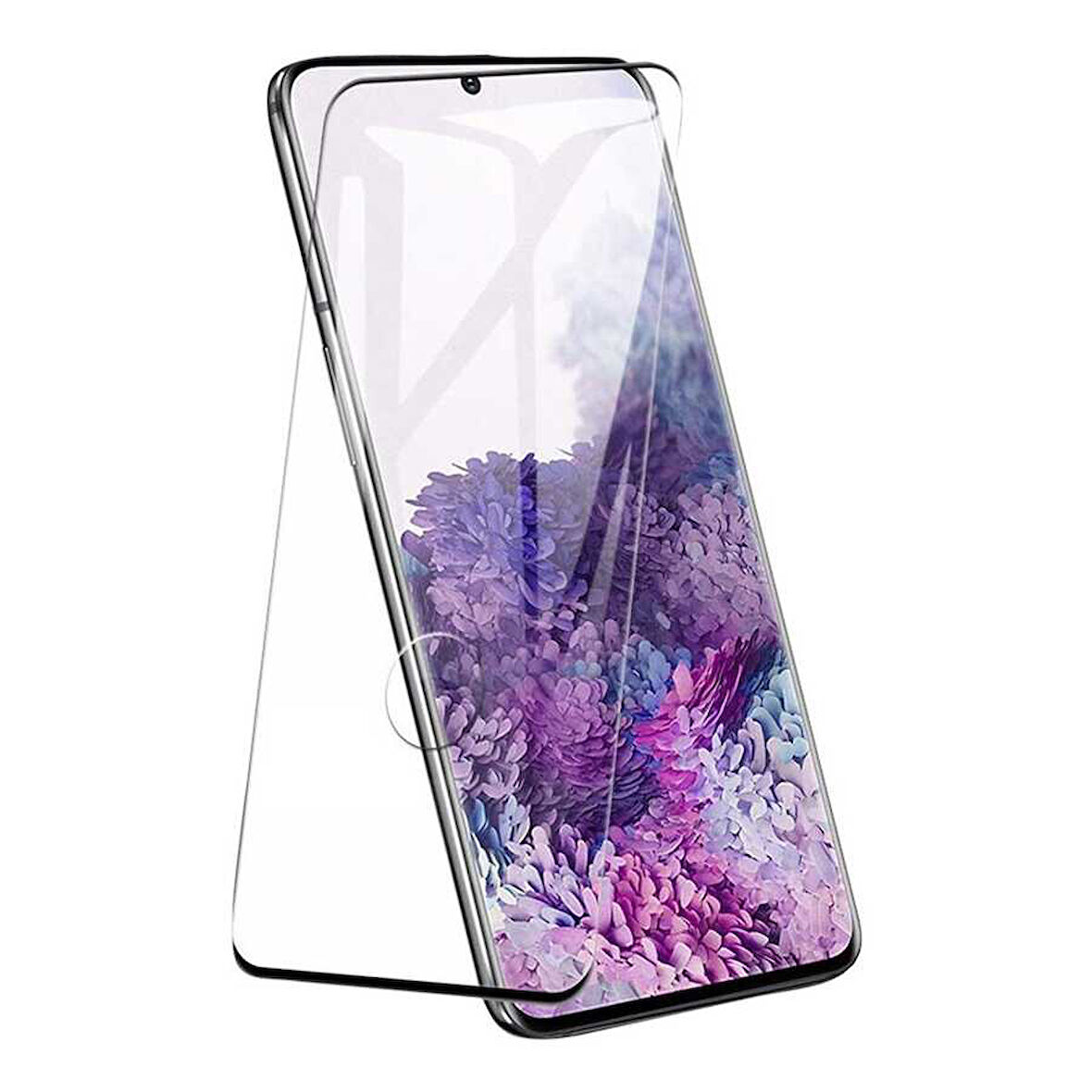 Galaxy S20 Plus Uyumlu Zore Kavisli Full Yapışkanlı Cam Ekran Koruyucu