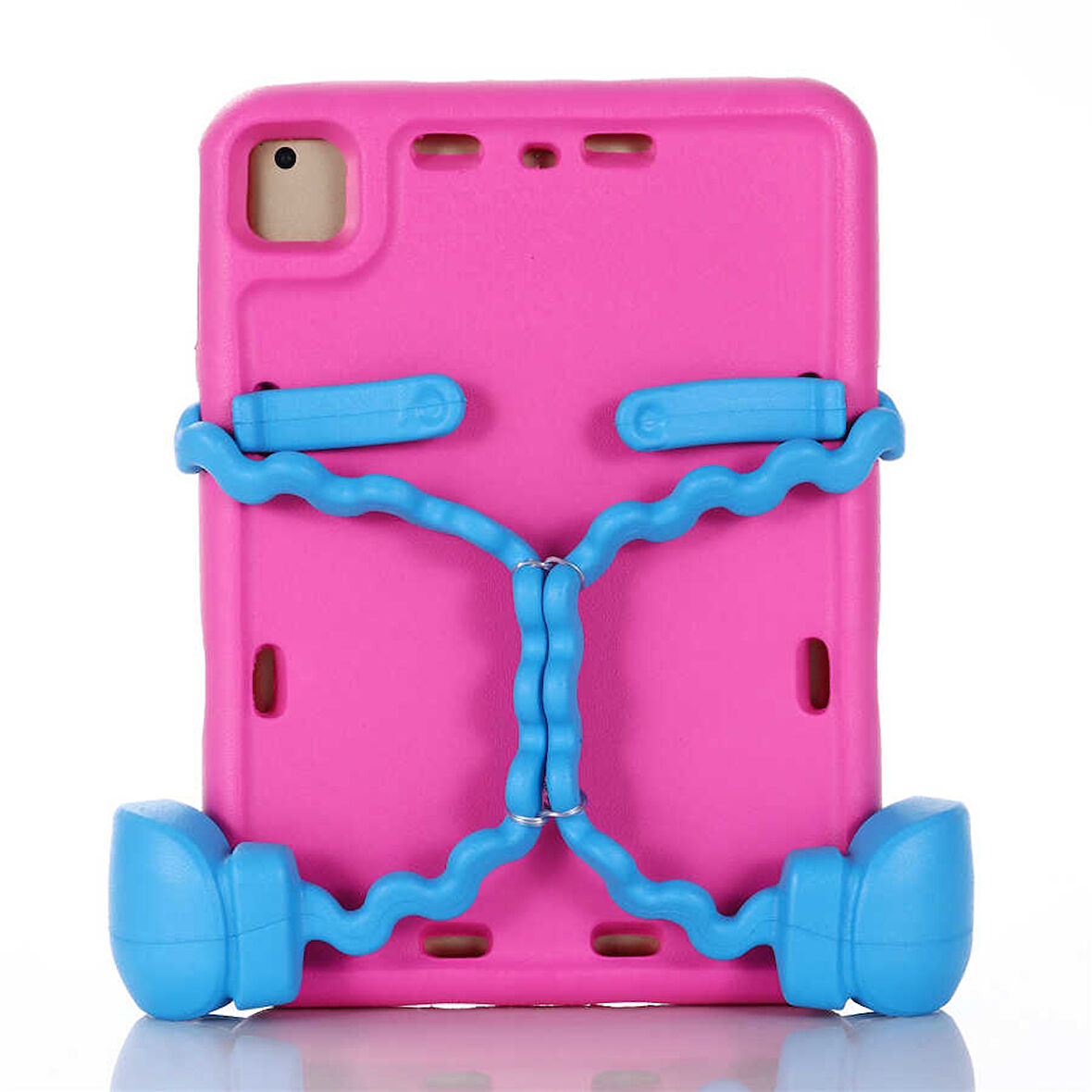 iPad Pro 9.7 2016 ​EFFX Eva Boxer Tablet Silikon - Pembe Koyu